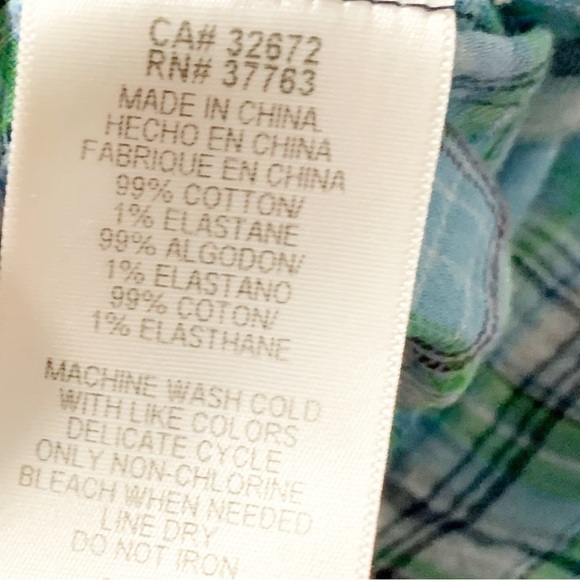 C & C California Lightweight Cotton Button Front Sport Shirtdress Pointed Collar - Picture 11 of 11